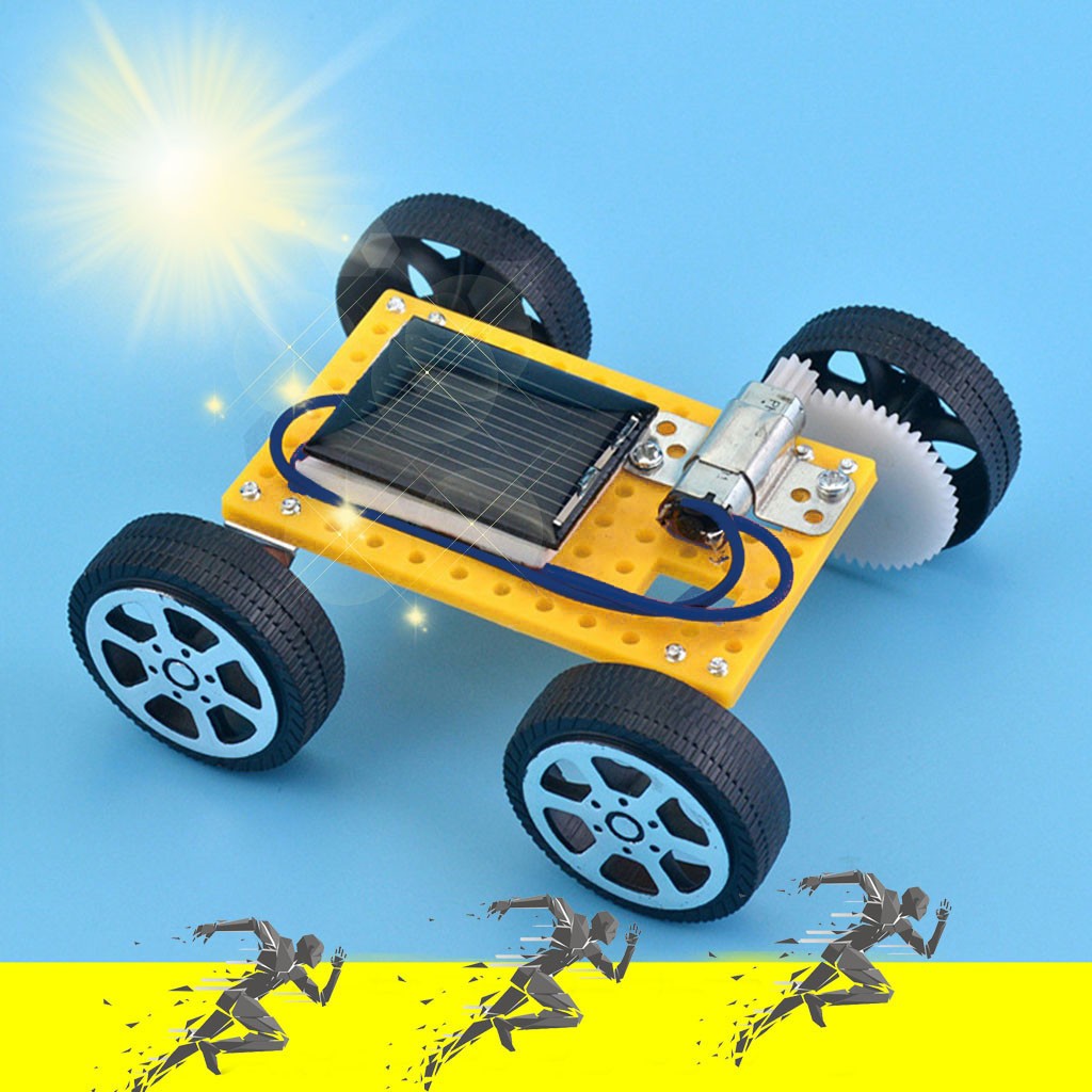 2022 Toys For Children Solar Car Diy Toy Set Solar Powered Car Kit Educational Science For Kid Funny Gifts Games For Kids Novel
